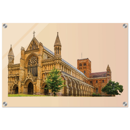 St Albans Cathedral Acrylic Print – 40 × 60 cm (16 × 24 in)