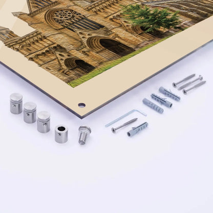 St_Albans_Cathedral_Acrylic_Print_40_x_60_cm_16_x_24_in_with_assembling_parts